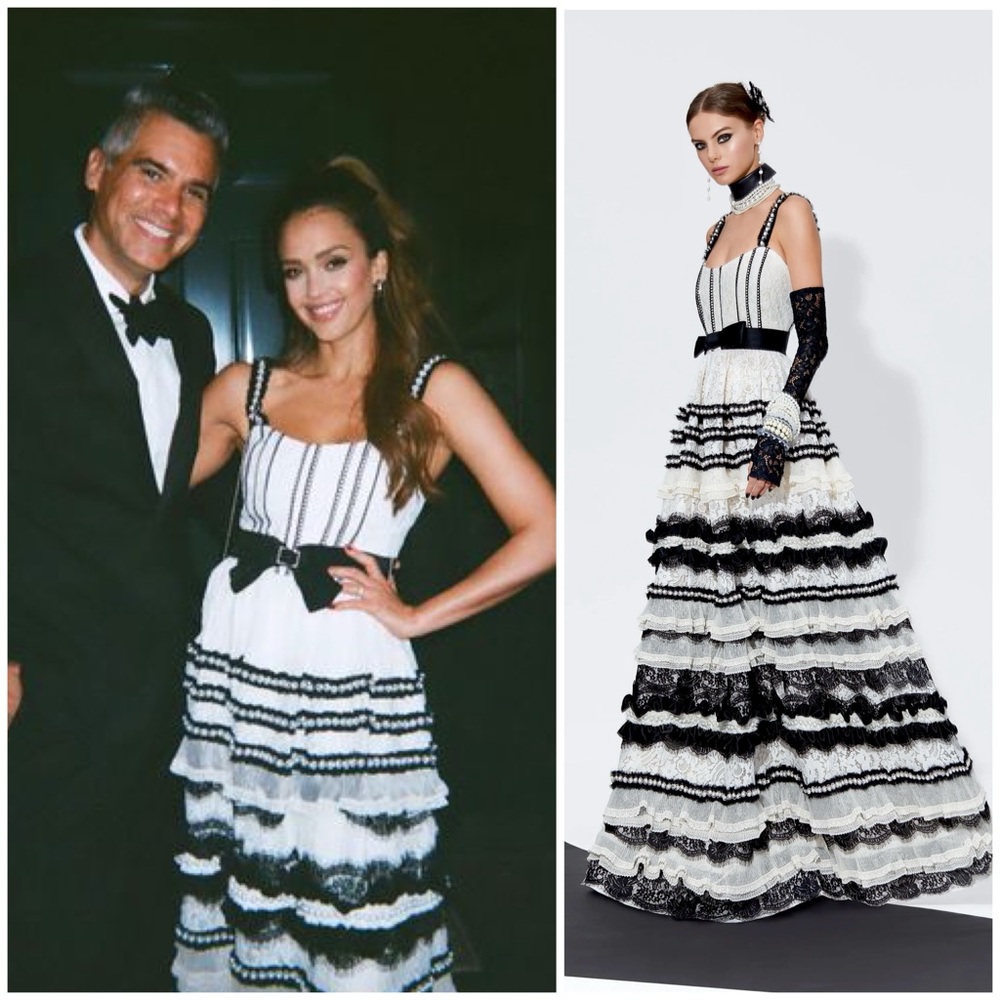 ALICE + OLIVIA DENITA BUSTIER RUFFLE GOWN - Picture 13 of 17